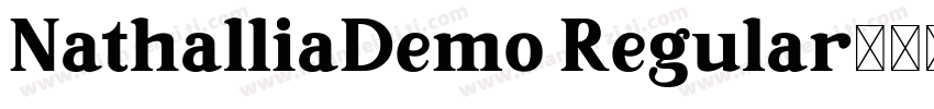 NathalliaDemo Regular字体转换